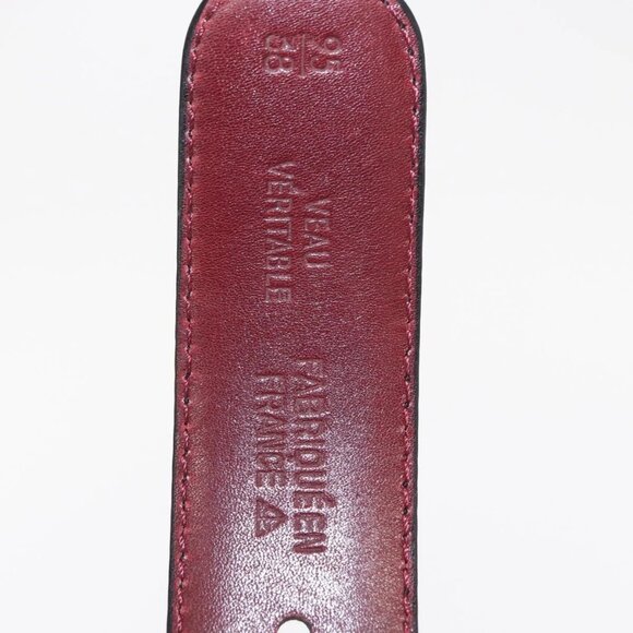 Authentic CHANEL Leather Black Gold CC Belt bst357-121825 - Picture 9 of 11